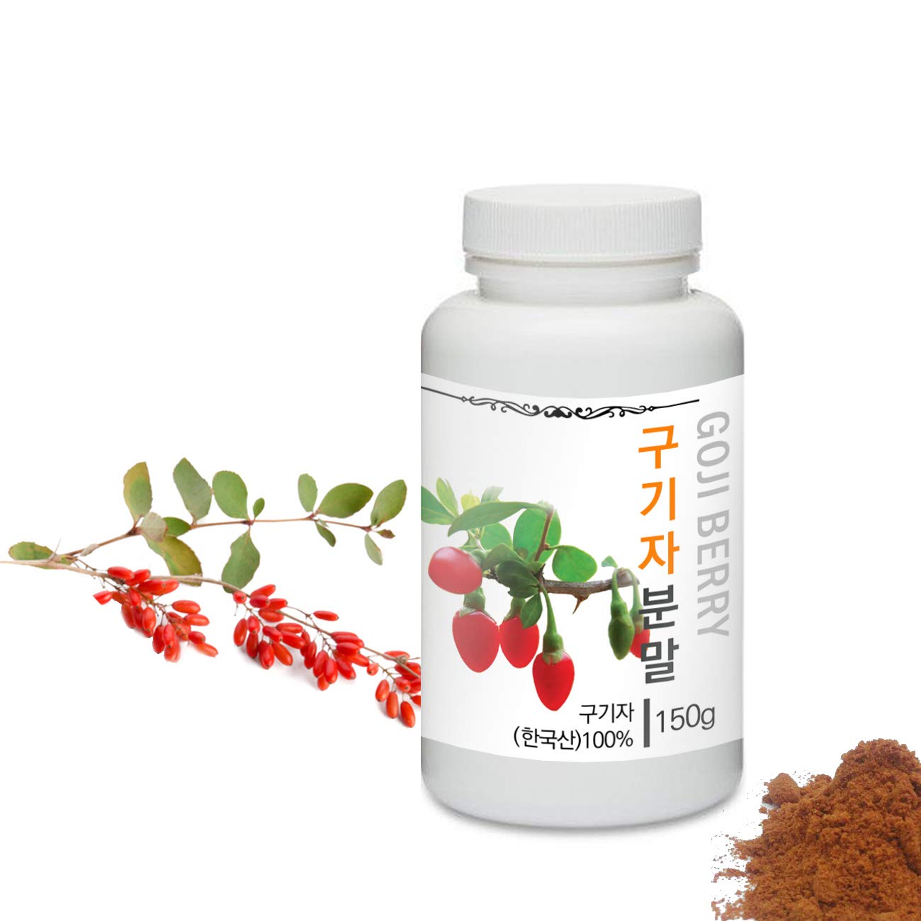 [Medicinal Herbal Powder] Prince Natural Goji Berry Powder / 프린스 구기자분말, 5.3oz / 150g (Goji Berry / 구기자)