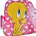 BDK Tweety Seat Cover, Rubber Floor Mat and Sun Shade - Warner Brothers 14 Piece Full Interior Protection Auto Accessories