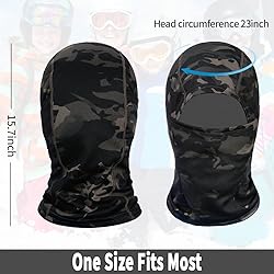 Achiou Ski Mask for Men Women, Summer Balaclava