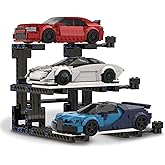 Display Stand Compatible with Lego Speed Champions Cars 3-Tier Showcase for Models 76918,76923,76934,76919,76909,76914,76917,