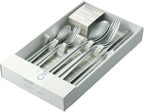 Amazon Co Jp 燕振興工業 Sunao ディナーカトラリーセット 10本 18 8ステンレス 日本製 ホーム キッチン