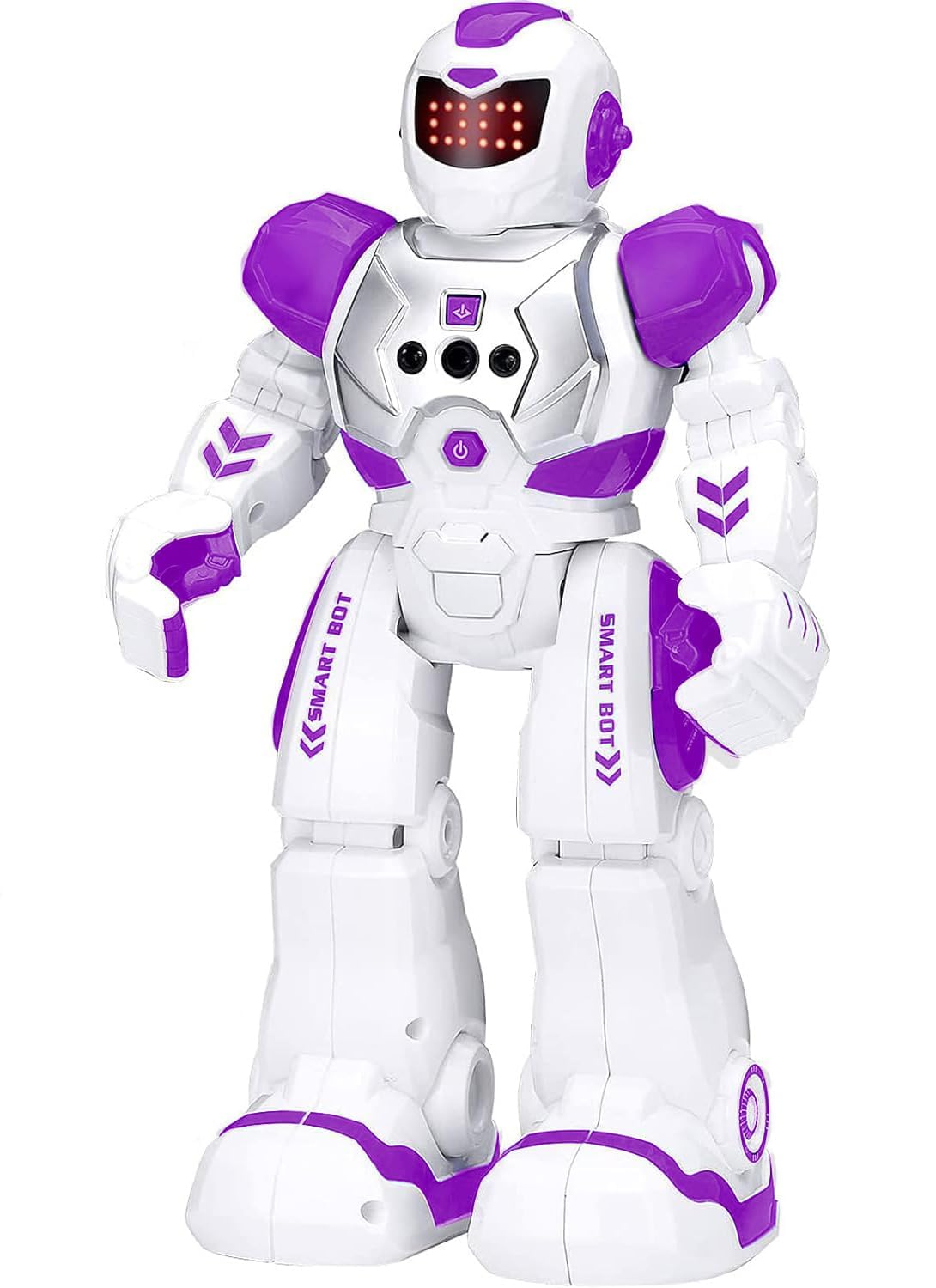 KingsDragon Robots Toy for Kids, RC Gesture Sensing Toy, Interactive Walking Singing Dancing Robot Birthday Presents for Boys Girls Age 6 7 8 9 Years Old,Purple Image