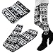 Comemall Womens Teen Girls Printed Leggings Tights Snowflakes Winterpants