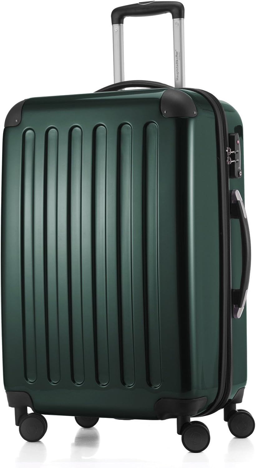 Hauptstadtkoffer, Alex, Set of 3 suitcases, Travel suitcases, Trolley, Rigid Luggage, Travel Set, TSA, 4 Double Wheels (S - Image 5