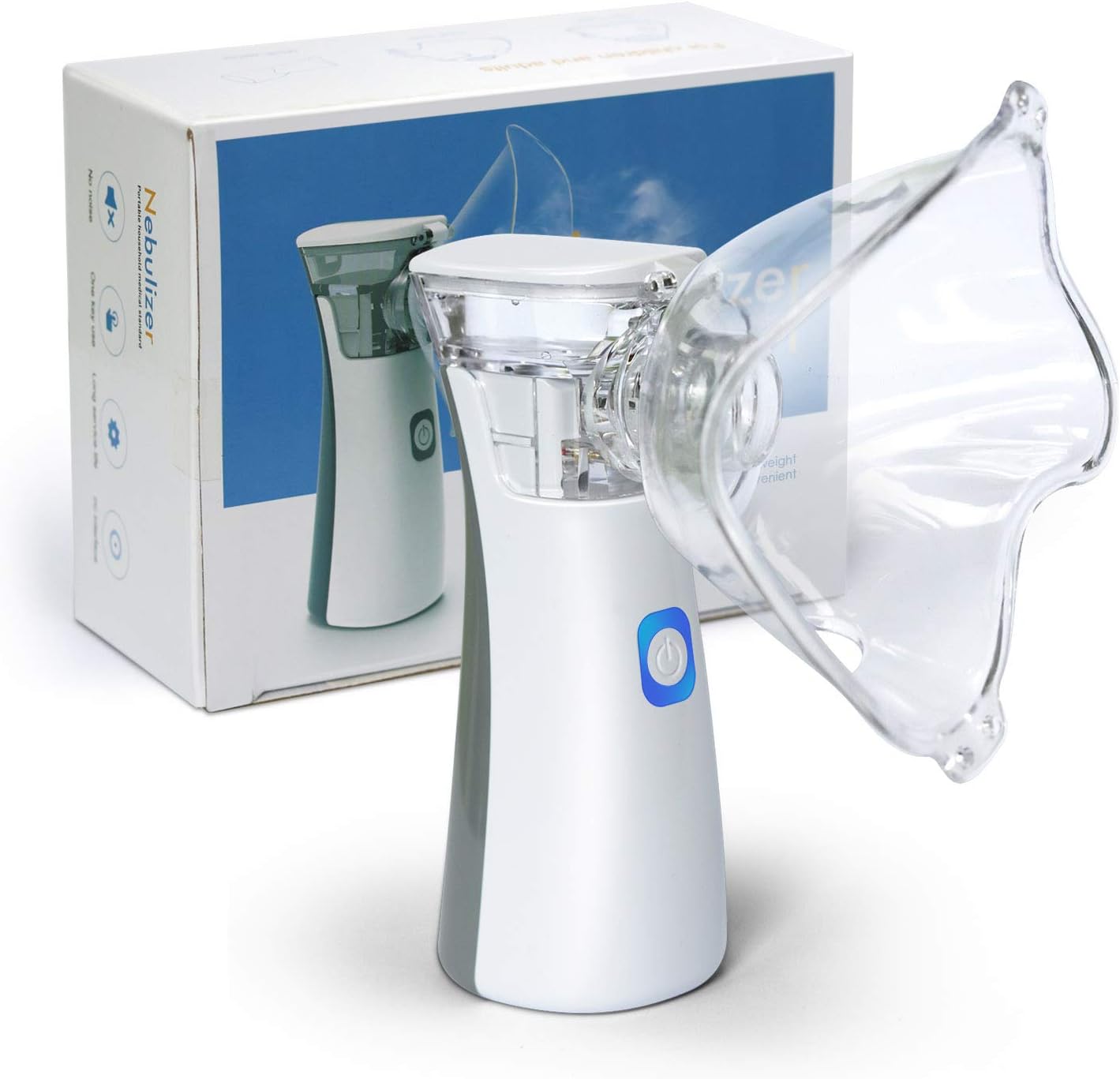 UTK Handheld Cool Mist Sprayer Humidifier, Mini Mesh Vaporizer Machine for Travel and Home Daily Use