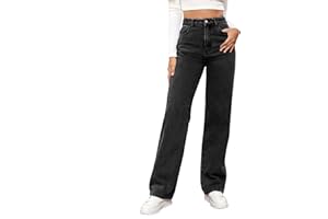 YUTANRAL Womens Jeans/Sweatpants 2024 Lounge Baggy Wide Leg Pants Fashion High Waisted Joggers Y2k Clothes