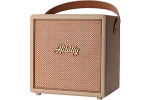 HIBILLY 30 Watt Bass Amplifier Retro Bass 30- Compact and Powerful Amp for Professional Performances and Practice Sessions - White Creaman 30