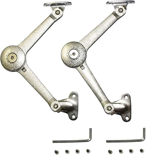 Magiin 2Pcs Bisagras para Muebles Barra de Soporte Puertas Elevables