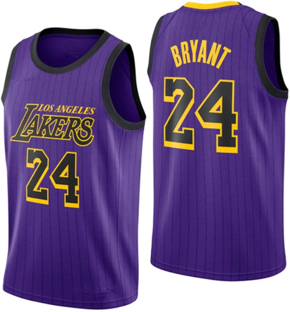 Woctp Men S Basketball Los Angeles Lakers 24 Jersey Kobe Bryant Lakers Fans Jersey Sports Vest Top Sleeveless T Shirt Basketball Equipment Amazon Co Uk Clothing