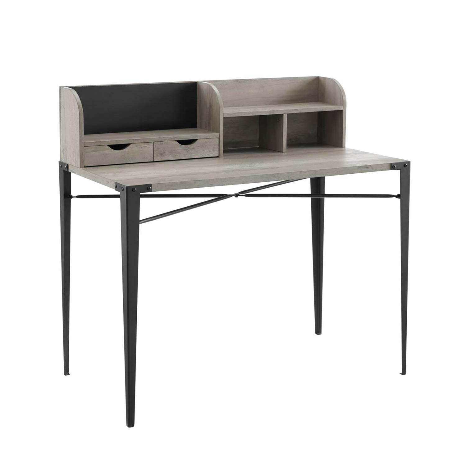 Eden Bridge Designs Desk, Grey Wash, One Size