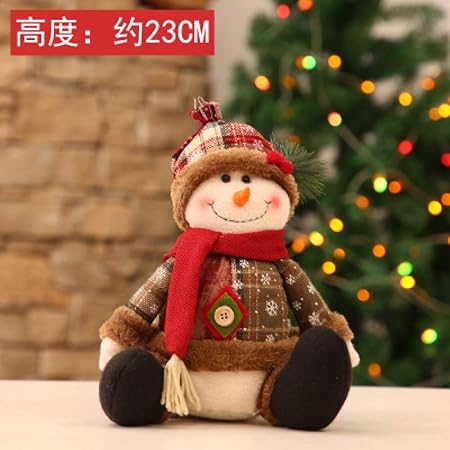 Decorazioni Natalizie Pupazzo Di Neve.Lanmiu Decorazioni Natalizie Babbo Natale Pupazzo Di Neve Tavolo Da Salotto Posizione Decorazione Centro Commerciale Vetrina Scene Disposizione 2 Amazon It Casa E Cucina