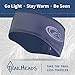 TrailHeads Women's Power Ponytail Headband - Cold Smoke Grey/Reflective Silver