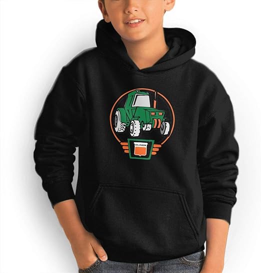 FlypoYocDirect Little Oliver Tractor Driver Boys Girls Sweatshirts Long