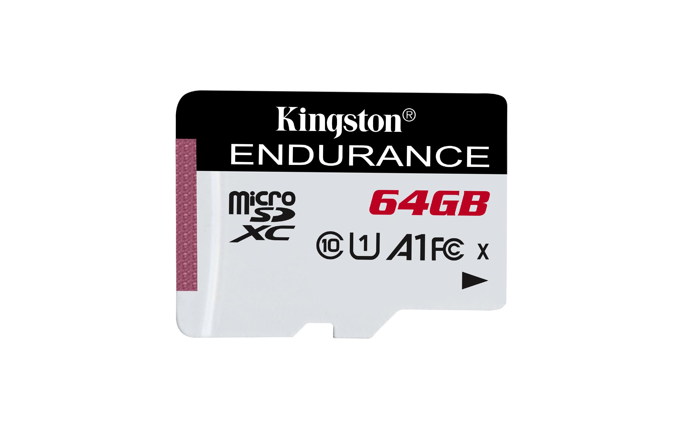 Kingston SDCE/64 GB High Endurance microSD Card 64 GB, Black/ White