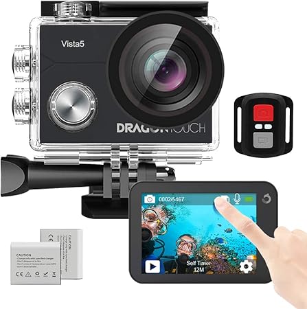 Amazon タッチスクリーン式 Dragon Touch アクションカメラ 4k 00万画素 手ぶれ補正 1350mah長時間録画 Wi Fi搭載 手ぶれ補正 30m防水 1080p 60fps 高画質解像度 外部マイク対応 ウェアラブルスポーツカメラ 小型 広角レンズ 水中カメラ バッテリー2個 充電器付き Amazon タッチスクリーン式 Dragon Touch アクションカメラ 4k 00万画素 手ぶれ補正 1350mah長時間録画 Wi Fi搭載 手ぶれ補正 30m防水 1080p 60fps 高画質解像度 外部マイク対応 ウェアラブルスポーツカメラ 小型 広角レンズ 水中カメラ バッテリー2個 充電器付き