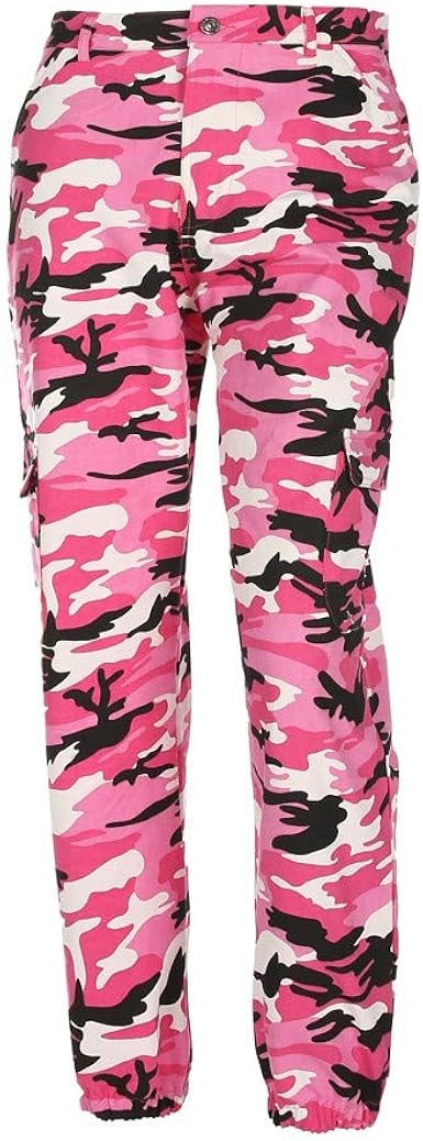 womens pink camo pants