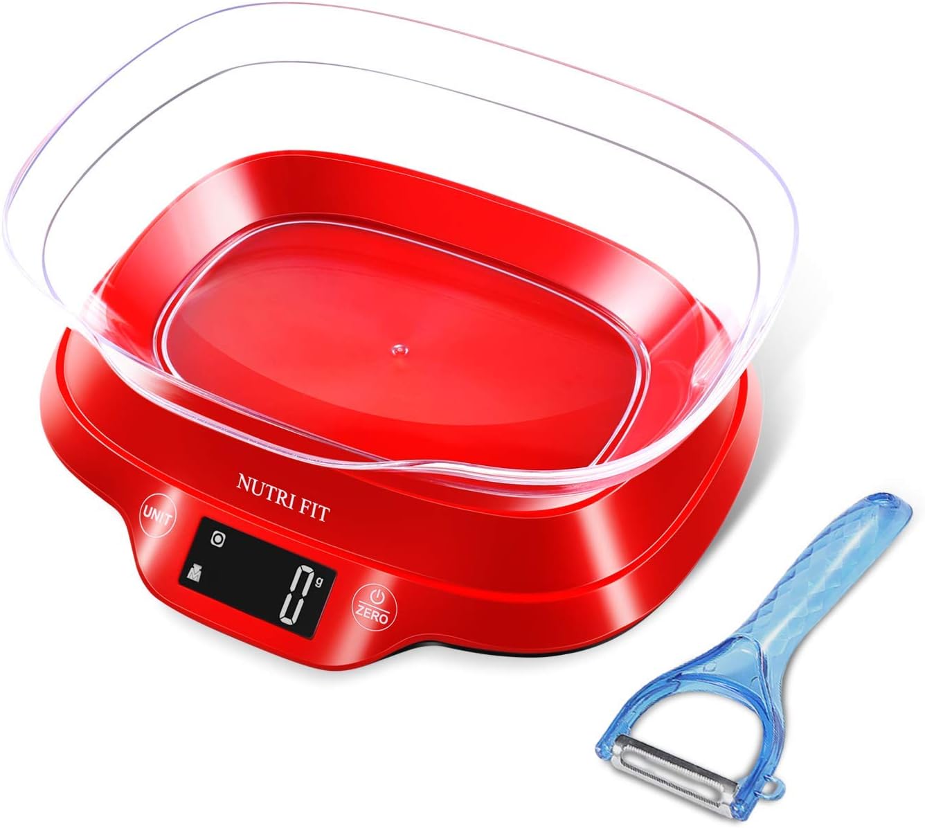 NUTRI FIT Digital Kitchen Weighing Scales,Electronic Food Scales with