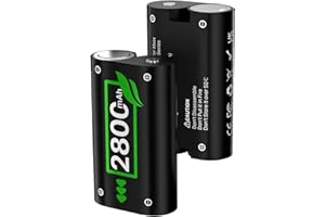 JDIRLDL 2 Pack Battery for Xbox Series X/S Controller, (2800mAh) Upgrade New 0 Cycle Higher Capacity Battery Replacement for Xbox One/Xbox One S/Xbox One X/Xbox One Elite/Xbox Series X/Xbox Series S