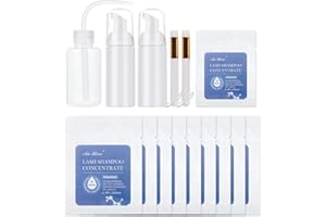AuReve Lash Shampoo Concentrate Eyelash Extension Cleanser Update Lash Shampoo for Lash Extensions Non-irritation Lash Cleaning Kit Salon Eyelash Shampoo Home Use Lash Wash - Unscented