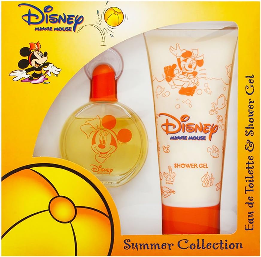 Minnie Mouse by Thanks for Girls 2 Piece Summer Collection Set Includes: 1.7 oz Eau de Toilette Spray + 6.8 oz Shower Gel