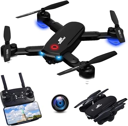 RCtown R10 Foldable FPV Drone with 