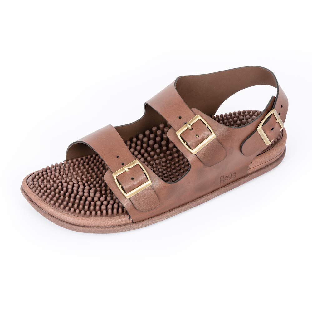 Premium Acupressure & Reflexology Massage Walking Sandals for Men and Women - Stimulating Shock Absorbing Cushion Comfort Sole with Orthotic Arch Support - for Sore, Swollen, Tired Feet and Legs