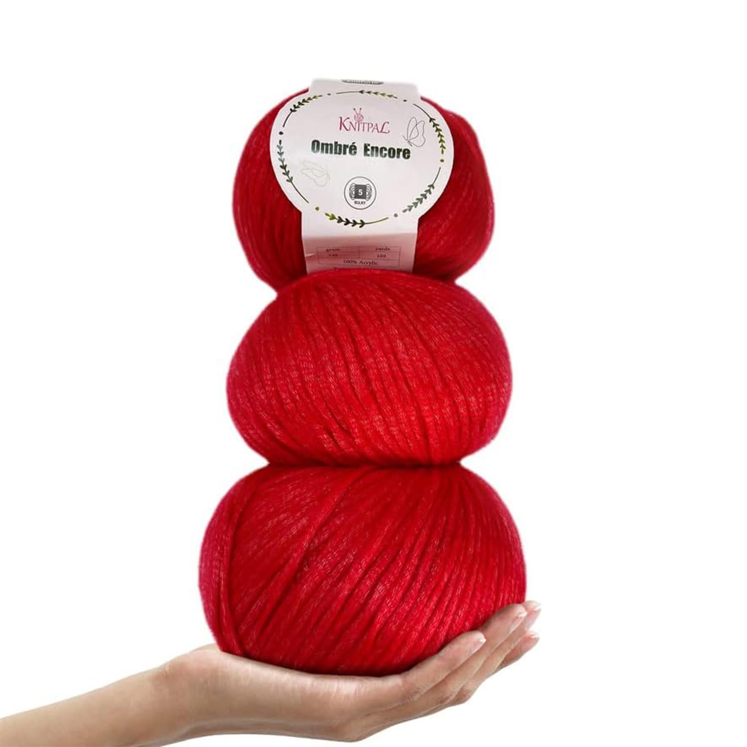 Ombré-Encore Large Chunky #5 Weight Hygge Yarn for