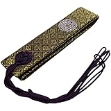 門徒式章(半袈裟)菊菱金通し 白紋(g005)