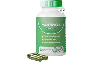 LIMYGOO Moringa Capsules,Pure Moringa Powder Capsules - 800mg of Nutrient-Rich Moringa- Promotes Energy, Gut Well-Being (1)