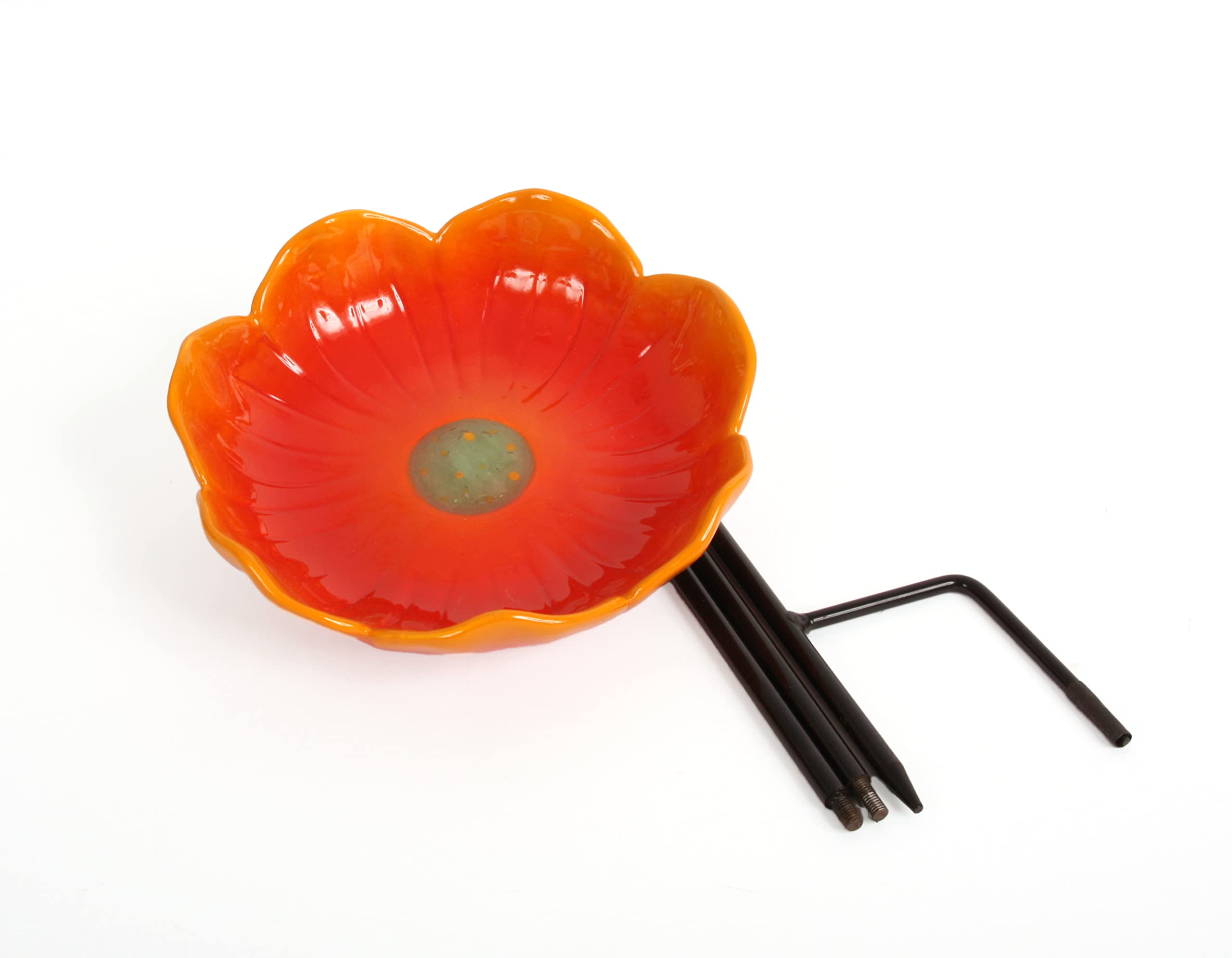 Wildlife World Ceramic Floral Range (Wild Poppy Bird Feeder)