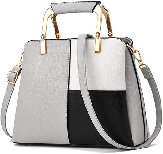 Amazon Fblpbags ハンドバッグ レディース 女性 ショルダーバッグ カジュアルバッグ 斜め掛けバッグ 通学 通勤 仕事用 デート パーティー フォーマル プレゼントギフト カジュアル 人気 おしゃれ かわいい 防水 小さめ グレー シューズ バッグ