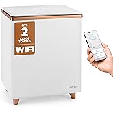 SereneLife WIFI Luxury Rectangle Towel Warmer - Spa & Bathroom Towel Heater with Custom Fragrance, Auto Shut-Off, Fits 2 large Towels, Blankets, Bathrobes, PJ's - Perfect Gift for Him & Her