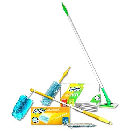 Swiffer Starter Set Bodenwischer+8 Tücher+ Staubmagnet + XXL Duster Staubmagnet