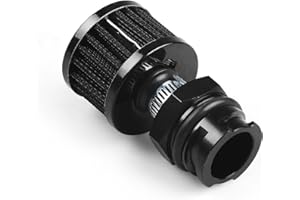 Dyno Racing Aluminum Billet Valve Cover Adapter Oil Cap Breather Fitting AN10 & Filter Accessory Compatible With LX LSX LS1 LS2 LS3 LS6 LS7