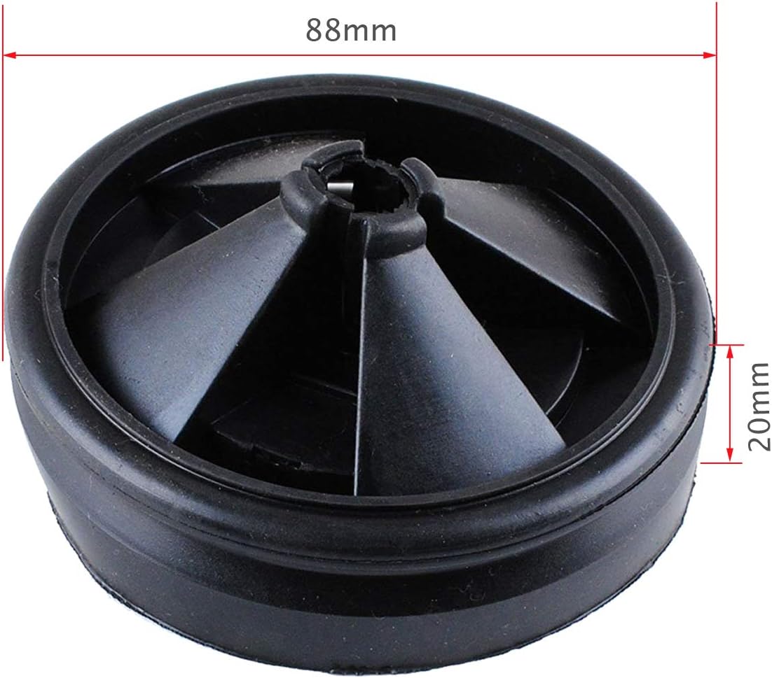 Carkio Garbage Disposal Splash Guard 88mm Food Waste Disposer Accessories Rubber Garbage Disposal Splash Guard Sink Strainer Compatible with InSinkErator - Image 5
