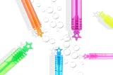 Henbrandt 12 Neon Star Bubble Tubes with Wand for Kids Parties view 6