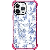 CASETiFY Ultra Impact iPhone 14 Pro Max Case [5X Military Grade Drop Tested / 11.5ft Drop Protection] - Moon Caravan Toile by Phannapast - Bubblegum