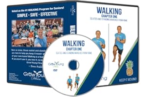 Grow Young Fitness Chapter One Exercise DVDs for Seniors - Low Impact Workouts from Home - Simple, Safe, Effective Workout DVD for Elderly