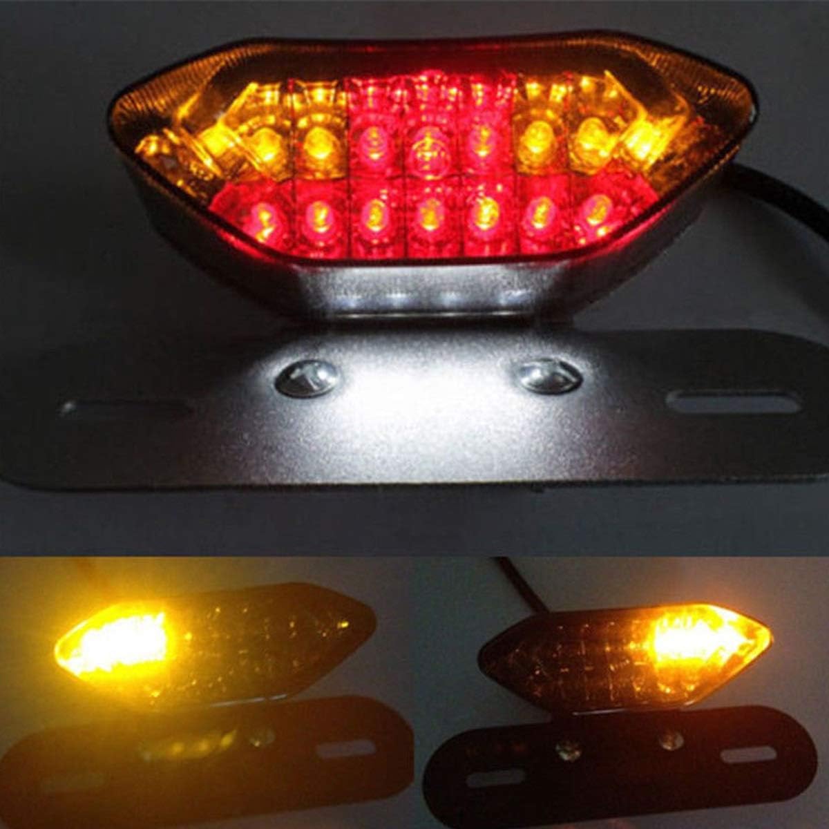 Support de plaque avec clignotants intégrés Clearance