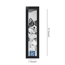 ArtToFrames 5x25 Inch Black Picture Frame, This