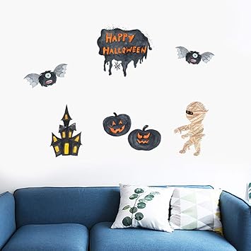 Deajing Adhesivos Pared Halloween Pegatinas De Pared Casa