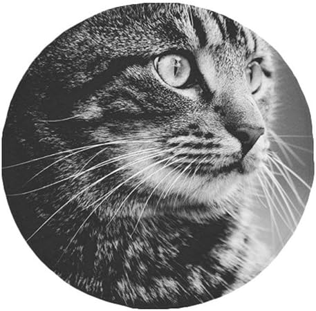 Diythinker Noir Chat Blanc Profil Sauvage Anti Slip Animal