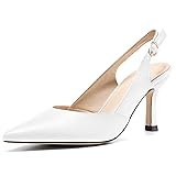Rilista Women's Slingback Kitten Heels Closed