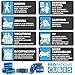 PRO Packing Cubes | 6 Piece Travel Bags Organizer for Luggage | Multi-size Ultralight Travel Cubes | Suitcase Organizer Bags Set | Makes Packing Easy - Sky Blue