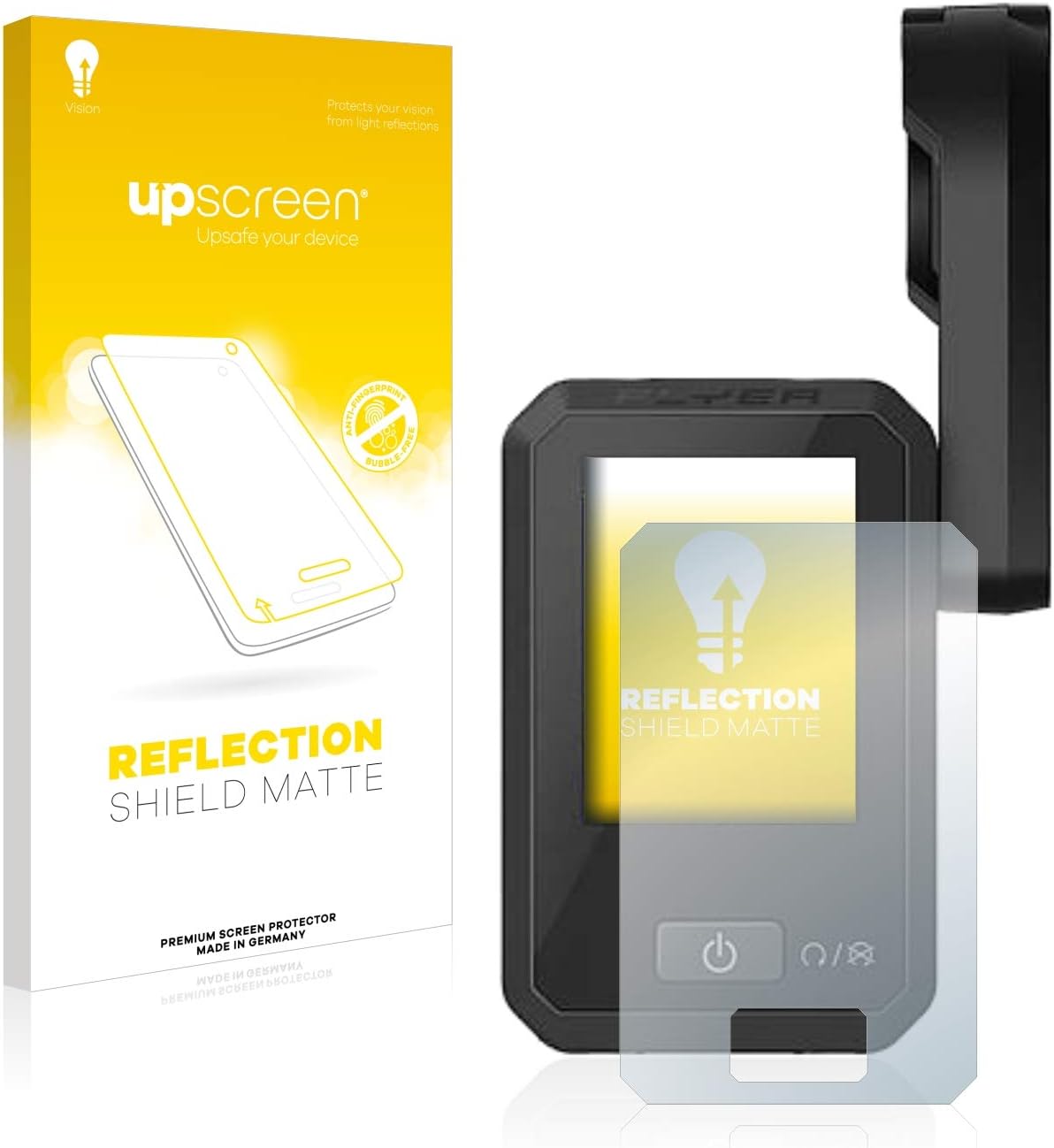 Reflection Shield Matte Screen Protector for Flyer Display D0 Multitouch Optimized Strong