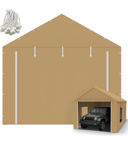 Amazon.com : 10x20 FT Carport Replacement Canopy Top, 800D Oxford