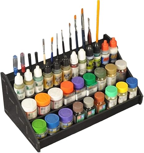 Amazon Cicogna プラモデル ペイントラック インクボトル 収納スタンド 組立キット ひな壇 アクリル 3段 ブラック 塗装瓶 筆 保管 キャビネット ホビー用工具 通販