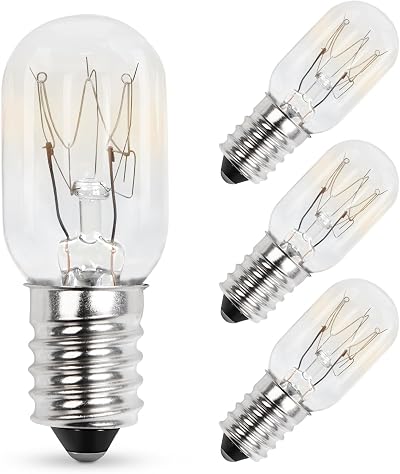 Comyan 15W E14 Salt Lamp Bulbs 230V 2700K Warm White 4 Pack