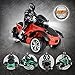 Haktoys HAK142 MotoHawk 1:10 Scale R/C ATV (Orange Or Green) | Multi-Functional 3-wheeled Radio Control Car Motorcycle Road Racer with LED Headlights | Safe and Durable Toy for Kids, Teens and Adults