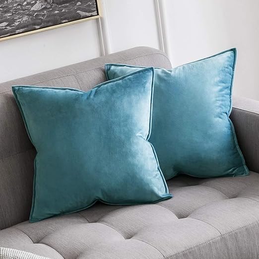 Amazon Com Miulee Pack Of 2 Decorative Velvet Throw Pillow Cover